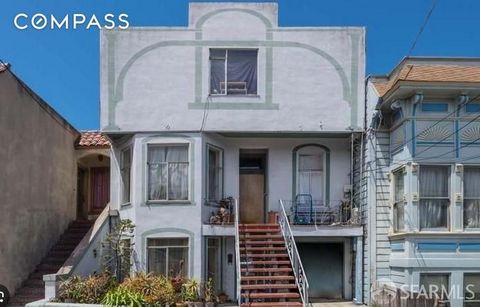 2 unit duplex in the heart of Noe Valley/prime location. Fixer opportunity with APPROVED PLANS to expand upper unit to 2,100 sq ft/2-bedrooms-2-baths & to expand lower unit to 1,100 sq ft + 300 sq ft ADU in backyard = combined expansion potential of ...