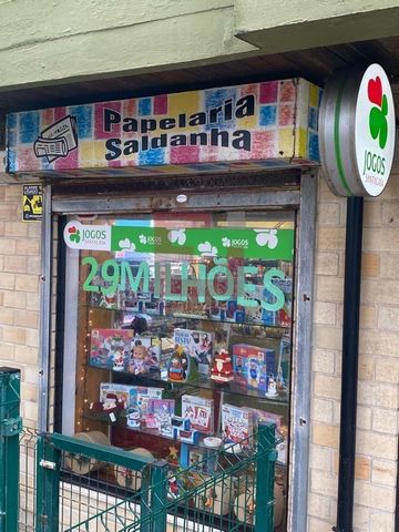 The stationery store is located at Rua Marechal Saldanha, in a Premium place in Foz fully operating with high profitability and with a loyal customer portfolio. Establishment with stationery and tobacconist license, it has a Santa Casa games machine....