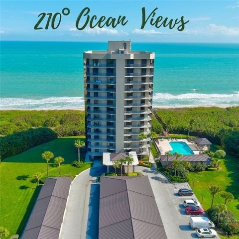 Prepare to be dazzled by this exquisite three-bedroom, three-bathroom beachfront condo, With its breathtaking 210-degree views of the sparkling ocean, this luxurious residence is a true gem. Start your day in the primary bedroom, where you will be gr...