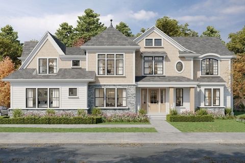 Elegance & sophistication describe this spectacular 6 bed/6.5 bath 9,500+ sqft. new construction home in a desirable Waban neighborhood. This spectacular home will feature gorgeous hardwood floors, high ceilings & amazing architectural details. The o...