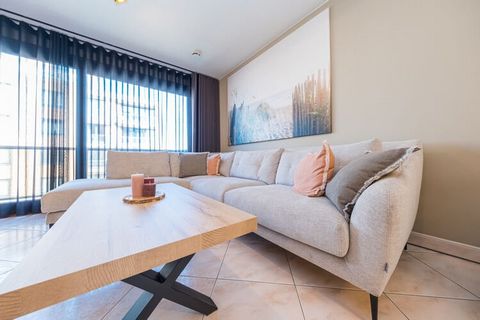 Flat located on the 5th floor and equipped with 2 bedrooms (1 room with double bed and 1 room with bunk beds).  There is 1 extra folding bed equipped with a mattress protector, duvet and pillow. There is also a living room with fully equipped open-pl...