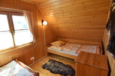 A fully equipped wooden log house for 5 people with two bedrooms upstairs: one for two and the other for three people. The ground floor of the house is a cozy living room with a fireplace. There is also a comfortable kitchenette with a fridge and sto...