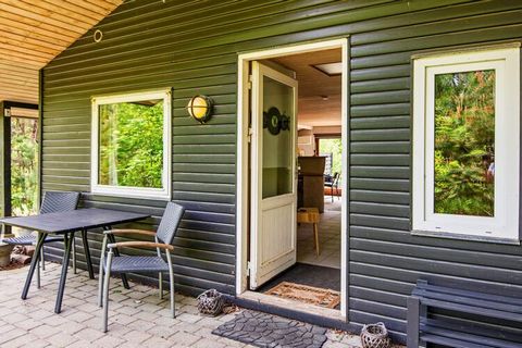 En el bosque, aprox. A 5 minutos a pie de Hemmet Strand junto al fiordo Ringkøbing, se encuentra esta casa de campo con bañera de hidromasaje y sauna. Los muchos árboles en la parcela natural le dan a la casa un ambiente muy especial, y las ardillas ...