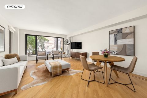 Experience living on Central Park at Residence 3I, a renovated, spacious one-bedroom home situated in a full-service co-op. A foyer welcomes you into a modern open kitchen, equipped with high-end appliances and a large island, ideal for those that en...