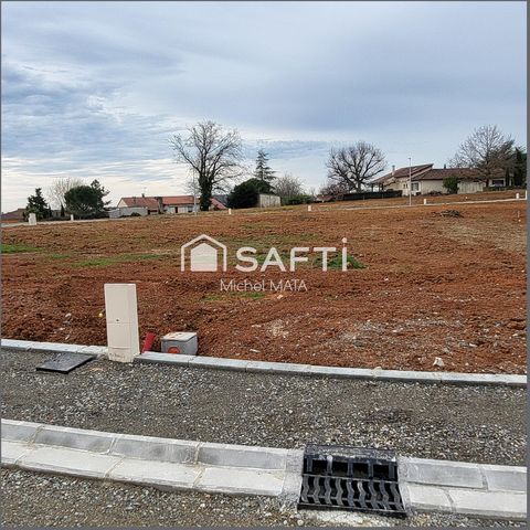 Terrain à bâtir vaibilisé de 235 m².