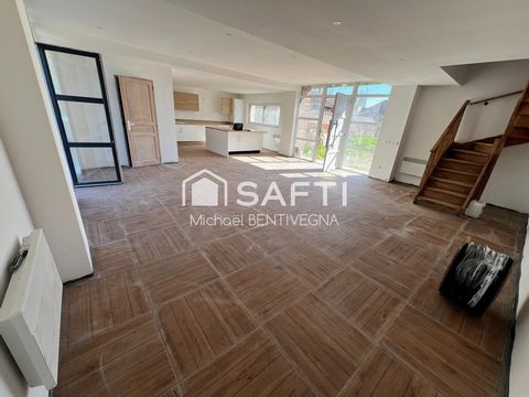 Grange rénovée, 4 chambres, terrain, stationnements