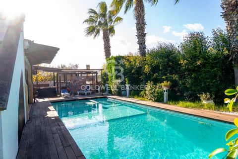 We offer splendid villa for sale in Bisceglie, in a small condominium of a few fully fenced residential units, consisting of spacious covered parking, veranda in front and behind the property, swimming pool surrounded by teak flooring and planted gar...