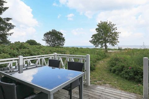 Exciting holiday cottage located a few metres from the water's edge. The house has a double bedroom and a mezzanine where 2 more people can sleep. Neat bathroom and a small kitchen/living room where the views over the water can be experienced. The te...