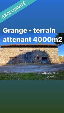 Grange 130m2 - terrain attenant 4000m2