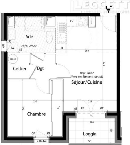 A28194MAA74 - This off plan apartment would make a great investment with St Gervais benefitting from year round visitors. Open plan living room of 20.02m2 Bedroom with build in storage - 11.29m2 shower room with washing machine point - 5.74m2 Store r...