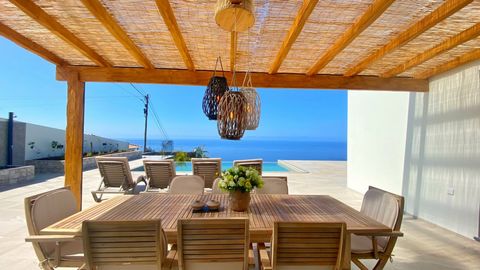 The Villa has 3 floors and 5 bedrooms. The décor is lovely and very cozy with an amazing view. On the outside area there is a garden, a barbeque space with 2 types of BBQ (one with gas and one with charcoal), a big outdoor dining table, a heated infi...