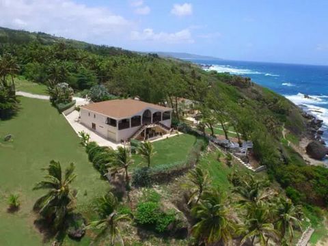 The house sits on approx 40,000 Sq Ft and the adjacent land lot is approx 20,000 Sq ft. Atlantic Rose is a stunning property in Barbados, situated just 200 yards North of Martin’s Bay in St. John Parish on the East coast. The property boasts a hurric...