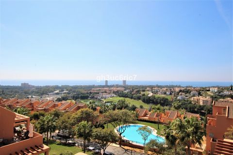 Magnificent duplex penthouse with stunning views over looking the Santa Maria Golf course and the Mediterranean coast line. On the lower level you will find a bright and airy lounge/diner, fully fitted kitchen, en suite bedroom and huge terrace that&...