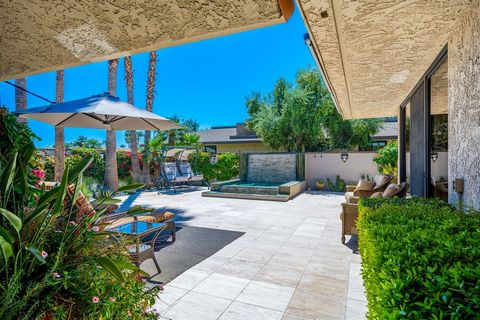 Welcome to your dream home, where luxury meets tranquility. This popular Shaughnessy plan has been updated to become the ultimate desert retreat. A tranquil large private courtyard with over-sized spa and cascading waterfall allows you to enjoy the b...