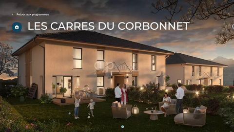 THE SQUARES OF THE CORBONNET In the heart of the land of the Albanians, between Annecy and Aix-les-Bains, the Carré du Corbonnet await you in a rural setting, close to all the amenities of daily life. You will be won over by this superb condominium o...
