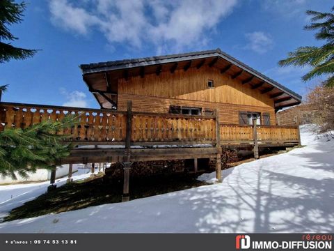 Fiche N°Id-LGB159248 : Belcaire, sector Near ski resort, House of about 77 m2 including 4 room(s) including 3 bedroom(s) + Garden of 616 m2 - View : Mountains - Construction 1984 - Additional equipment: garden - terrace - balcony - garage - parking -...