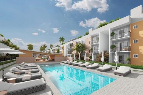 is a project of 2 and 3 bedroom apartments, located in the Municipal District of Verón, Punta Cana, within the Residencial Pueblo Bávaro, steps from shopping centers, supermarkets, restaurants and universities, 8 minutes from Downtown Puntacana, 12 m...