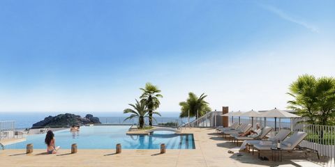 THE TRANQUILITY OF THE SEA IN YOUR HOME !!! 1, 2 and 3 bedroom apartments, penthouses and duplexes with spectacular terraces. First line of the sea on a hill in front of the Isla del Fraile in Águilas. Its design and architecture is integrated into t...