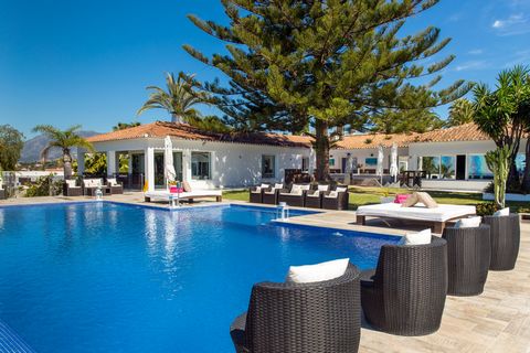 Amazing sea views Heated infinity pool Very large plot Games Room, Jacuzzi 10 minutes walk to the beach Under floor heating Great holiday rental investment or holiday/permanent home Separate 200m2 independent apartment Separate staff quarters This ou...