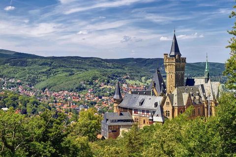 Comfortable and beautiful holiday apartment with charm and high living comfort in the colorful town of the Harz Mountains - Wernigerode. Your feel-good home is right at the beginning of the pedestrian zone in the historic old town, which with its cha...