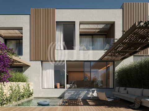 New 4 bedroom villa with 224 sqm of gross construction area, terrace with private swimming pool and parking space, in Santa Villa in Santa Cruz, Torres Vedras, Lisbon. The villa is developed over 2 floors and features two suites, two bedrooms, a spac...