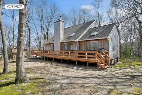 Wonderful opportunity to own in this sweet Sag Harbor Village beachfront community. The charming 3 bedroom saltbox-style home sits on .58 acres, and is ready for you to move into this summer, or enjoy it year round curled up in front of the fireplace...