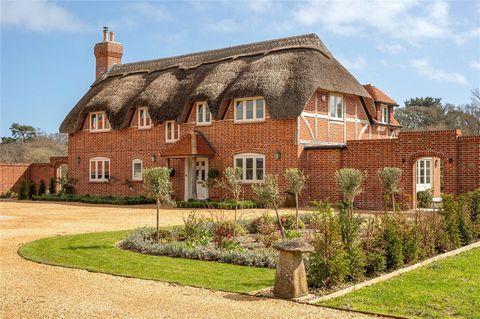 A picturesque and luxuriously appointed eco-efficient new build family home, to include a two-bedroom converted barn and attached cottage, garaging and stables, situated within the New Forest National Park on a private and peaceful plot of approximat...