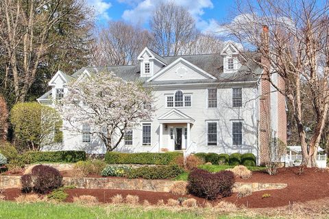Welcome home to this custom residence in Greens Farms. Set off a quiet lane on park-like property, this meticulously maintained Colonial invites you to explore all that it offers from the moment you arrive. Meander down the landscaped path, taking in...