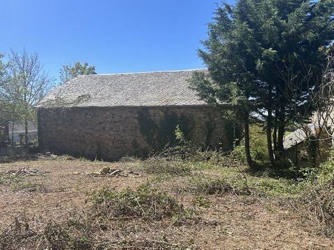 Stone barn, to renovate, of approximately 230 m2, with adjoining garden of + 600 m2 with water well, benefiting from a south-facing orientation and proximity to the Villefranche-de-Panat Lake and all kind of services and shops (market, grocery stores...