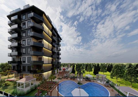Stylish Apartments in a Complex Intertwined with Nature in Alanya Avsallar The apartments are located in a complex in Avsallar, one of the rapidly growing regions of Antalya Alanya. Avsallar offers all the facilities and amenities you may need in you...