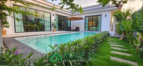 Zupełnie nowa willa z basenem w Pattaya, centralnie położona w samym sercu miasta. Ten wolnostojący dom dysponuje prywatnym basenem w tropikalnym stylu boho. Oferuje przestronne, gustownie urządzone pomieszczenia zgodnie z najwyższymi standardami, zn...
