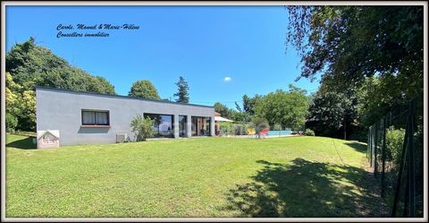 Maison à vendre 9 pièces CASTELCULIER (47) plain-pied - piscine- 5 chambres