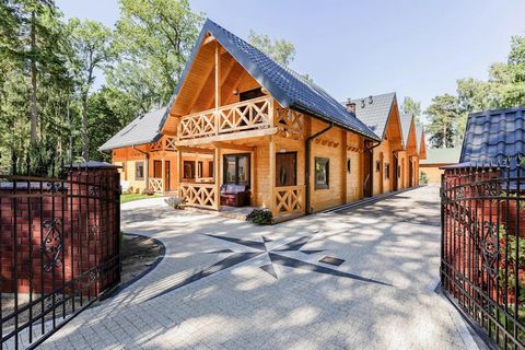 Spend your holiday in a cozy wooden holiday home in the middle of the pine and spruce forest of Pobierowo. The small holiday complex is particularly suitable for all nature lovers and those seeking tranquility; it is just 350 meters from the Baltic S...
