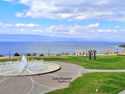 Appartement à vendre 3 pièces THONON LES BAINS centre, PLEINE VUE LAC (74)
