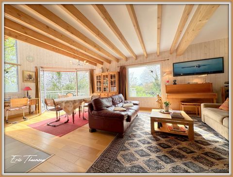 Chaleureuse Maison de 130 m2 hab, avec chambre au rdc..pièce de vie lumineuse et joli jardin