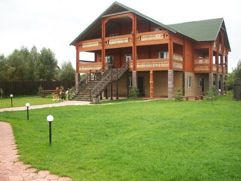 We offer to rent 2-level cottage with a total area of ​​165 sq.m. Cottage for rent on the day, weekends and holidays. There is a spacious banquet hall for 30 people, DVD-player, TV, karaoke, MP3, six double rooms with TV, Russian bath, a warm swimmin...