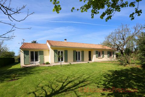An immaculate bungalow near to Parthenay with a covered swimming pool, beautiful gardens and three surrounding fields for animals, offering double glazing, spacious rooms and 3beds/2bath. Approached via a private drive which leads you to the property...