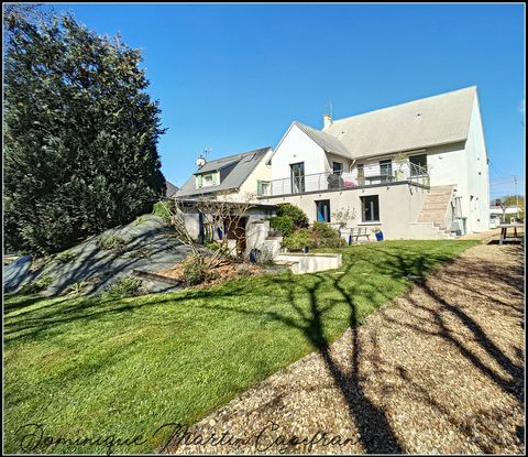 Dpt Sarthe (72), à vendre LA CHARTRE SUR LE LOIR maison P10 de 245m²-terrain 924m²-2 terrasses-spa-atelier-bord de loir