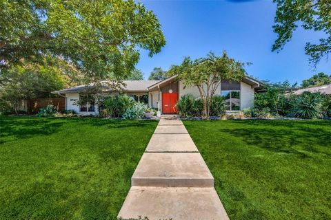 Be the coolest kids on the block in this stunning one of a kind, Preston Hollow midcentury modern gem. Prime location near Northpark and PH Village. Professionally remodeled down to the studs w designer touches like custom lighting, designer wallpape...