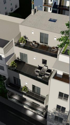 2 bedroom apartment, inserted in a building with four apartments, one per floor, with elevator, equipped kitchen, solar panel and pre-installation of air conditioning and two balconies of 7.60 and 6.63m2. About 300m from the beach of Monto Gordo.