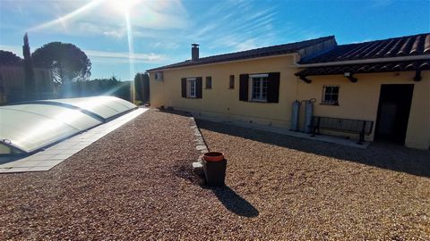NEW AND EXCLUSIVE!!! Near Cornillon / Goudargues and 20 minutes from Bagnols sur Cèze, we offer you this single storey house of 112.06 m2 of living space on a beautiful plot of land of 2115 m2, fully enclosed and wooded. It has an entrance, a living ...