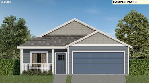 Great 1306 sq ft single level plan with covered front porch, optional fireplace & covered back patio. Unique pass through from kitchen to 17 x 14 GR. Spacious Island style kitchen w/corner pantry, SS appliances & soft close cabinets. 3 bed/2 bath & 2...