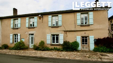 A28815NJH87 - A lovely old stone property near the centre of the village of Maisonnais-sur-Tardoire, a rural limousin village of 380 inhabitants in the Haute Vienne. Comprises a spacious 4 bed main house; 2nd house used as a brocante; 3rd house to re...