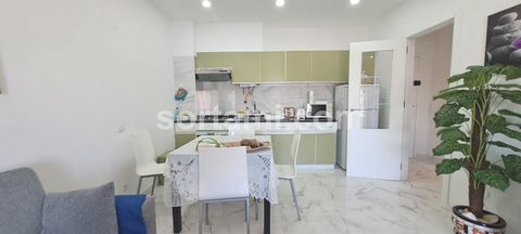 One bedroom apartment just 50m from Quarteira beach. Comprising an entrance hall, one bedroom with a built-in wardrobe, one bathroom, an equipped kitchen and an open space living room with plenty of natural light. The apartment has a parking space an...
