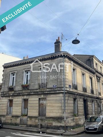 Bordeaux Saint-Nicolas - Maison en monopropriété avec deux appartements loués - En option : 2 garages mitoyens