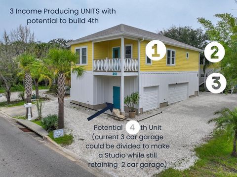 SEE VIDEO under 'Facts and Features' - Virtual Tour. On progressively attractive Riberia Street of downtown St Augustine, FL stretching along the water on the north side of Lincolnville yet tucked away from the noise, 251 Riberia offers the complete ...