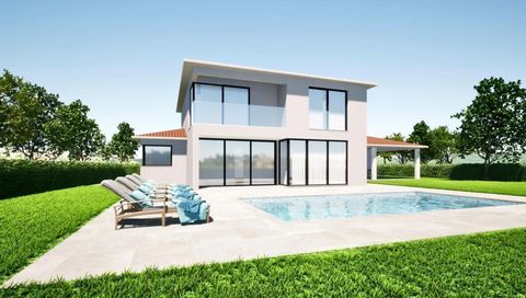Three similar new villas in Svetvincenat - package sale is possible at this stage! Construction will start in the fall of 2024. Each villa has surface of 200 sq.m. Land plot is 675 sq.m. During the construction, one of the highest quality materials a...
