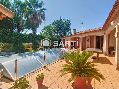 VILLA 125m², PISCINE, 3 GARAGES, TERRAIN 1100m²