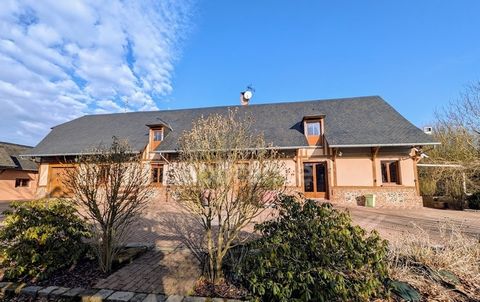 À vendre entre Aumale et Blangy sur Bresle: Superbe longère de 206m² sur un terrain arboré de 4000m²