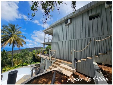 Villa + Appartement T3 Vue Mer et Morne avec Piscine sur 3 500 m2